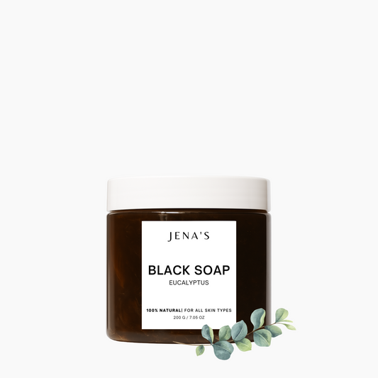 EUCALYPTUS BLACK SOAP - JENA'S Cosmetics