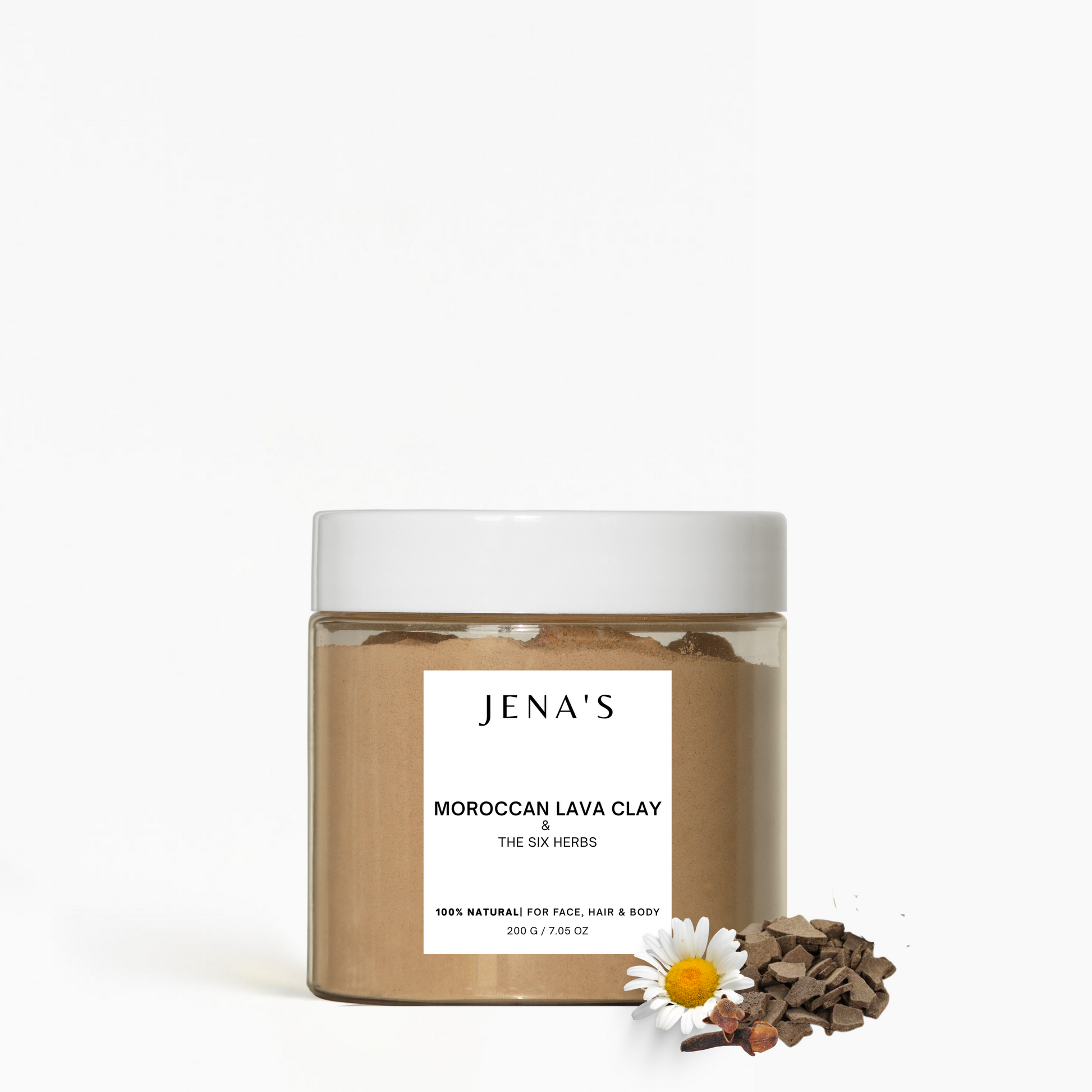 MOROCCAN LAVA CLAY & The Six Herbs - JENA'S Cosmetics
