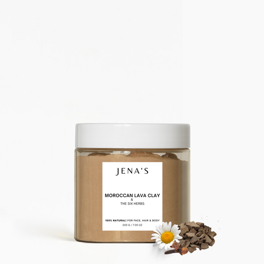 MOROCCAN LAVA CLAY & The Six Herbs - JENA'S Cosmetics